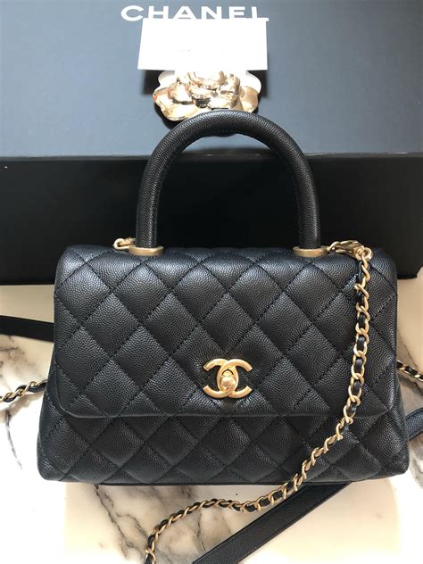 chanel mini coco price|chanel coco top handle small.